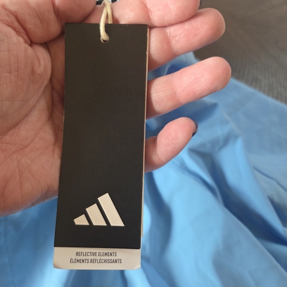 Adidas Men's On The Run B 5" Running Shorts - Semi Blue Burst Small New  IY0713 - Picture 6 of 7